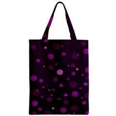 Decorative Dots Pattern Zipper Classic Tote Bag by ValentinaDesign