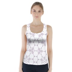 Density Multi Dimensional Gravity Analogy Fractal Circles Racer Back Sports Top by Nexatart