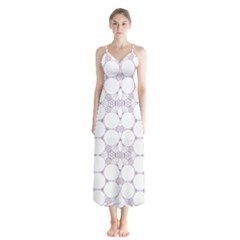 Density Multi Dimensional Gravity Analogy Fractal Circles Chiffon Maxi Dress