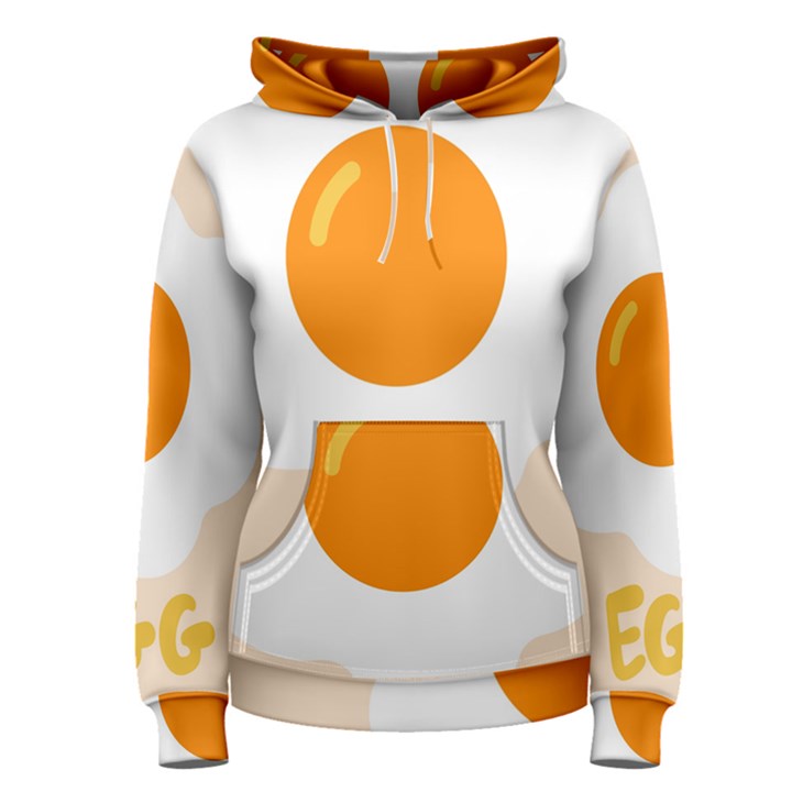 Egg Eating Chicken Omelette Food Women s Pullover Hoodie