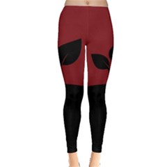 Plant Last Plant Red Nature Last Leggings  by Nexatart