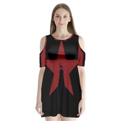 Buck Dear Animal Character Nature Shoulder Cutout Velvet  One Piece by Nexatart