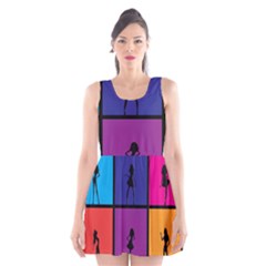 Girls Fashion Fashion Girl Young Scoop Neck Skater Dress by Nexatart