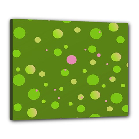 Decorative Dots Pattern Canvas 20  X 16  by ValentinaDesign