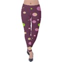 Decorative dots pattern Velvet Leggings View1