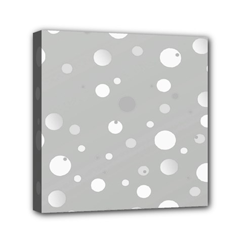 Decorative dots pattern Mini Canvas 6  x 6 