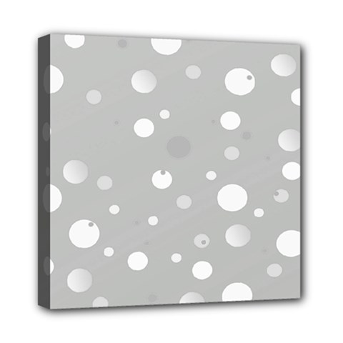 Decorative dots pattern Mini Canvas 8  x 8 