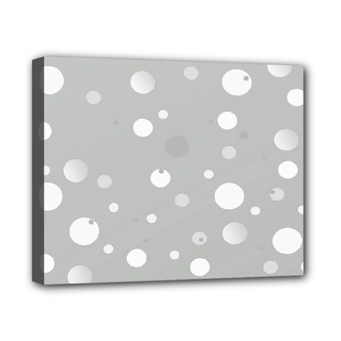 Decorative dots pattern Canvas 10  x 8 