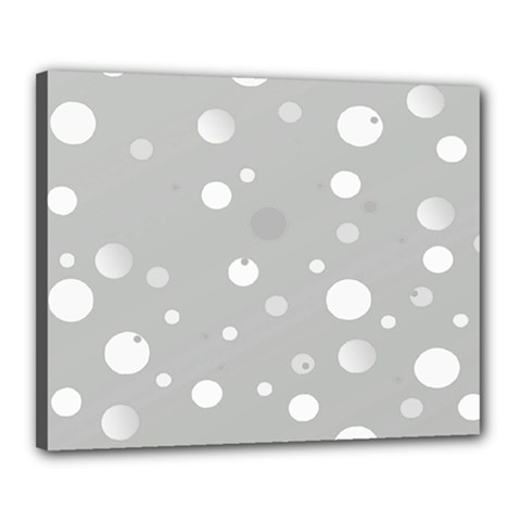 Decorative dots pattern Canvas 20  x 16 