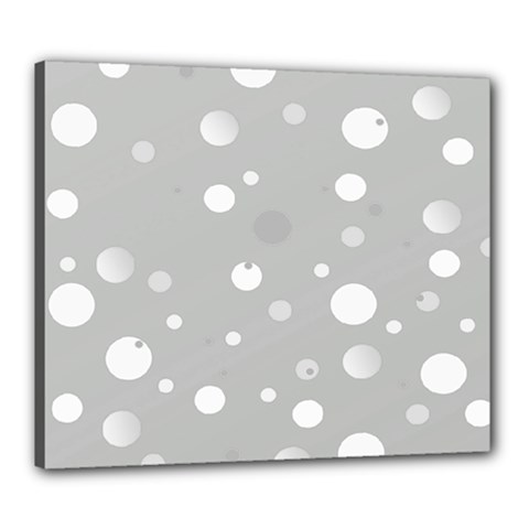 Decorative dots pattern Canvas 24  x 20 