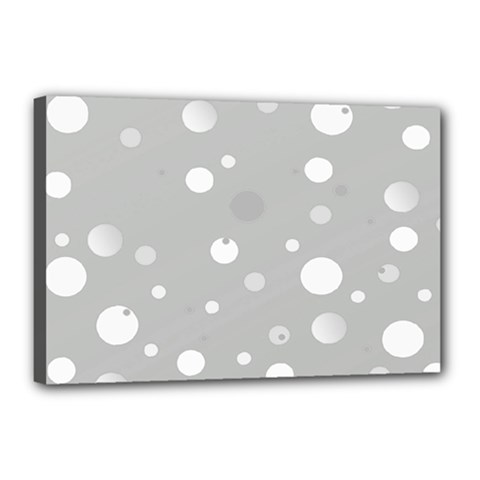 Decorative dots pattern Canvas 18  x 12 