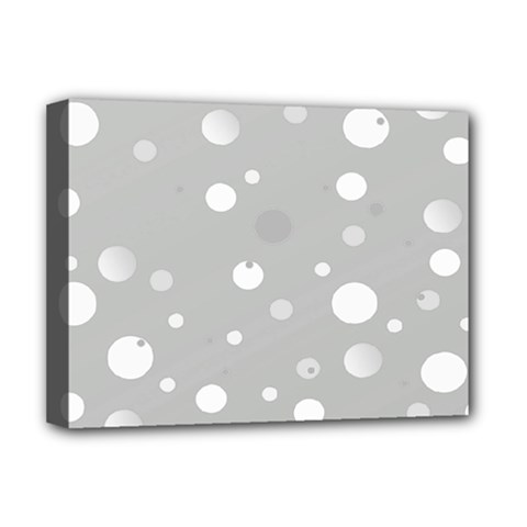 Decorative dots pattern Deluxe Canvas 16  x 12  