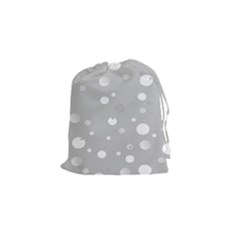 Decorative dots pattern Drawstring Pouches (Small) 