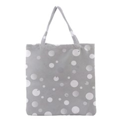 Decorative dots pattern Grocery Tote Bag