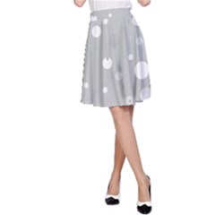 Decorative dots pattern A-Line Skirt