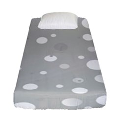 Decorative dots pattern Fitted Sheet (Single Size)