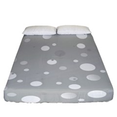 Decorative dots pattern Fitted Sheet (California King Size)