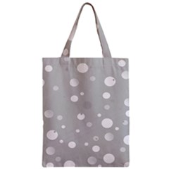 Decorative Dots Pattern Zipper Classic Tote Bag by ValentinaDesign