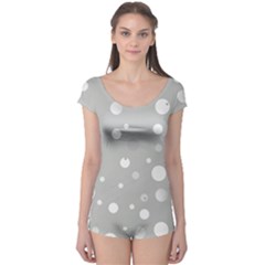 Decorative dots pattern Boyleg Leotard 