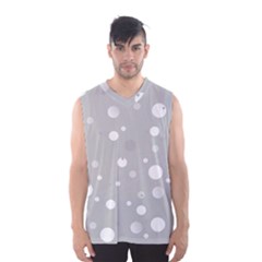 Decorative dots pattern Men s Basketball Tank Top