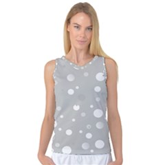 Decorative dots pattern Women s Basketball Tank Top