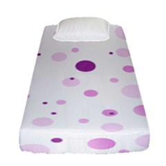 Decorative Dots Pattern Fitted Sheet (single Size)