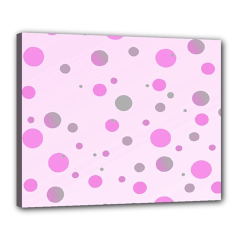 Decorative Dots Pattern Canvas 20  X 16  by ValentinaDesign