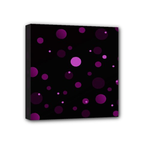 Decorative Dots Pattern Mini Canvas 4  X 4  by ValentinaDesign