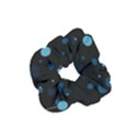 Decorative dots pattern Velvet Scrunchie View1