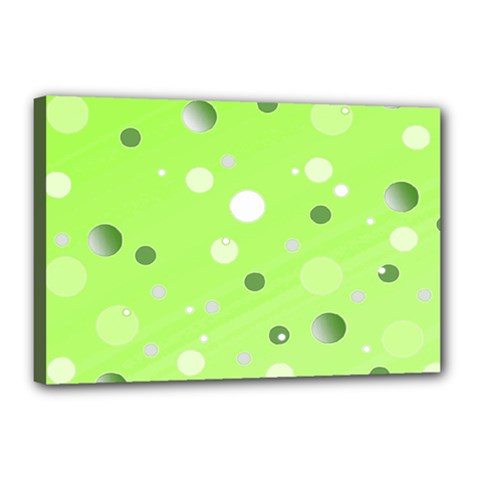 Decorative Dots Pattern Canvas 18  X 12  by ValentinaDesign