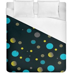 Decorative Dots Pattern Duvet Cover (california King Size) by ValentinaDesign