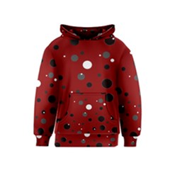 Decorative Dots Pattern Kids  Pullover Hoodie by ValentinaDesign