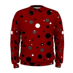 Decorative Dots Pattern Men s Sweatshirt by ValentinaDesign