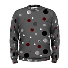 Decorative Dots Pattern Men s Sweatshirt by ValentinaDesign