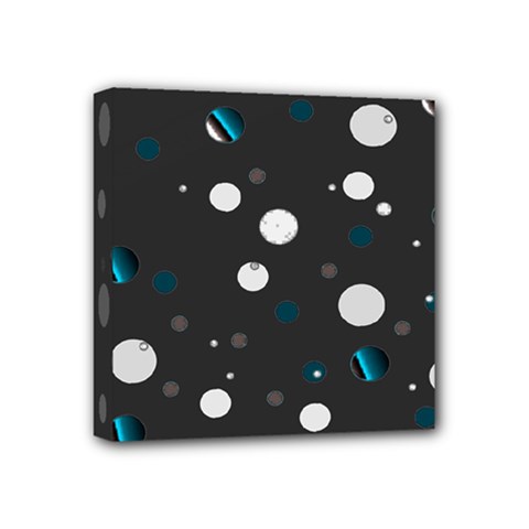 Decorative Dots Pattern Mini Canvas 4  X 4  by ValentinaDesign