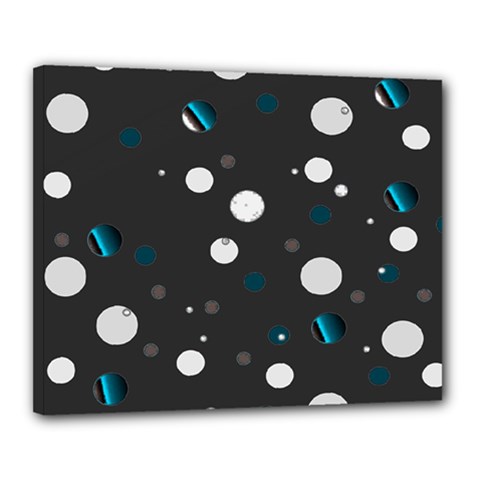 Decorative Dots Pattern Canvas 20  X 16  by ValentinaDesign