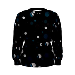 Decorative Dots Pattern Women s Sweatshirt by ValentinaDesign