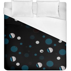 Decorative Dots Pattern Duvet Cover (king Size) by ValentinaDesign