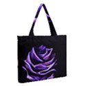 Rose Flower Design Nature Blossom Medium Zipper Tote Bag View2