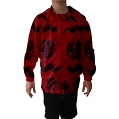 Aztecs Pattern Hooded Wind Breaker (kids) by ValentinaDesign