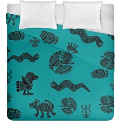 Aztecs Pattern Duvet Cover Double Side (king Size) by ValentinaDesign