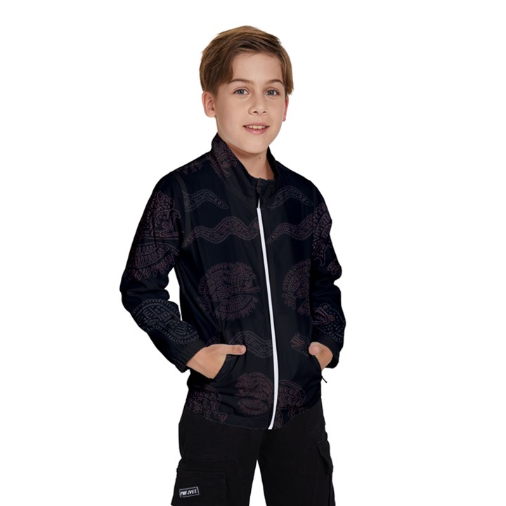 Aztecs pattern Wind Breaker (Kids)