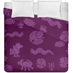 Aztecs Pattern Duvet Cover Double Side (king Size) by ValentinaDesign