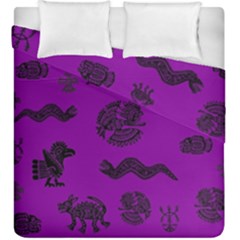 Aztecs Pattern Duvet Cover Double Side (king Size) by ValentinaDesign