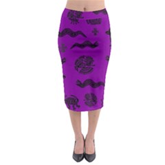 Aztecs Pattern Midi Pencil Skirt by ValentinaDesign