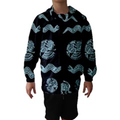 Aztecs Pattern Hooded Wind Breaker (kids) by ValentinaDesign