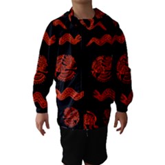 Aztecs Pattern Hooded Wind Breaker (kids) by ValentinaDesign