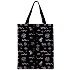 Aztecs Pattern Zipper Classic Tote Bag by ValentinaDesign