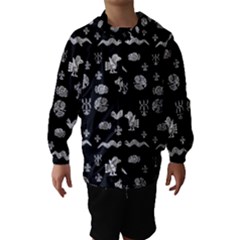 Aztecs Pattern Hooded Wind Breaker (kids) by ValentinaDesign