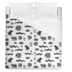 Aztecs Pattern Duvet Cover (queen Size) by ValentinaDesign